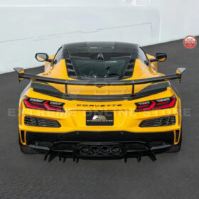 EOS ZR1 Package Corvette C8 Z06 / E-Ray DRY CARBON FIBER Rear Spoiler - Image 7