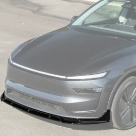 EOS 2025-Up Tesla Model Y Track Style 4 Pcs Front Bumper Lip Splitter - Image 3