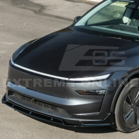 EOS 2025-Up Tesla Model Y Track Style 4 Pcs Front Bumper Lip Splitter - Image 5