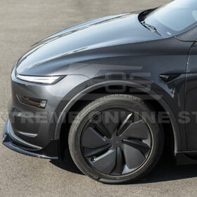 EOS 2025-Up Tesla Model Y Track Style 4 Pcs Front Bumper Lip Splitter - Image 9