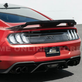 FFP 2018-23 Ford Mustang DRY CARBON FIBER Rear Tail Light Trim Bezel Cover Pair - Image 4