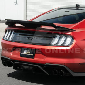 FFP 2018-23 Ford Mustang DRY CARBON FIBER Rear Tail Light Trim Bezel Cover Pair - Image 6