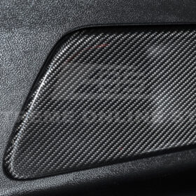 FFP 2015-23 Ford Mustang DRY CARBON FIBER Rear Seat Decorative Board Cover - Image 7