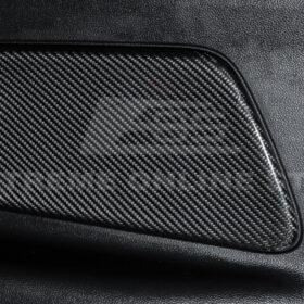 FFP 2015-23 Ford Mustang DRY CARBON FIBER Rear Seat Decorative Board Cover - Image 9