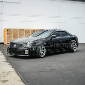 EOS 2003-08 Cadillac CTS Smoke Tinted Side Vent Window Rain Deflectors - Image 3