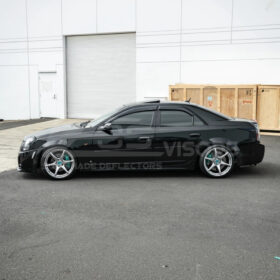 EOS 2003-08 Cadillac CTS Smoke Tinted Side Vent Window Rain Deflectors - Image 4