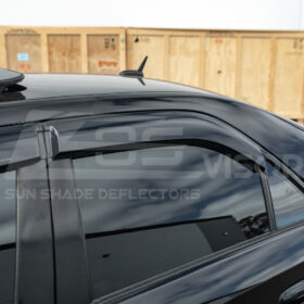 EOS 2003-08 Cadillac CTS Smoke Tinted Side Vent Window Rain Deflectors - Image 8
