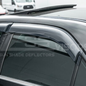 EOS 2003-08 Cadillac CTS Smoke Tinted Side Vent Window Rain Deflectors - Image 9
