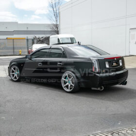 EOS 2003-08 Cadillac CTS Smoke Tinted Side Vent Window Rain Deflectors - Image 5