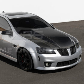 EOS 2008-09 Pontiac G8 CARBON FIBER Replacement Front Bumper Cowl Hood Cover - Image 8