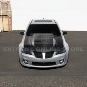 EOS 2008-09 Pontiac G8 CARBON FIBER Replacement Front Bumper Cowl Hood Cover - Image 6