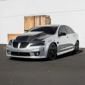 EOS 2008-09 Pontiac G8 CARBON FIBER Replacement Front Bumper Cowl Hood Cover - Image 3