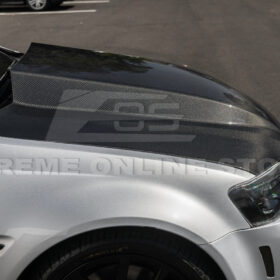 EOS 2008-09 Pontiac G8 CARBON FIBER Replacement Front Bumper Cowl Hood Cover - Image 9