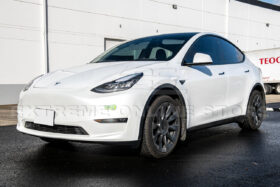 EOS 2020-23 Tesla Model 3 & 20-24 Y Carbon Fiber Exterior Door Camera Covers - image 2