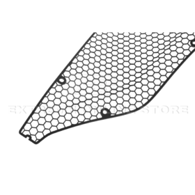 Extreme Online Store Corvette C8 Z06 Aluminum Black Rear Side Intake Mesh Grille Inserts for C8 Corvette - Image 23