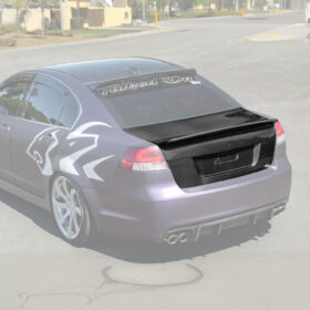 EOS 2008-09 Pontiac G8 Carbon Fiber Replacement Rear Trunk w/ Integrated Spoiler - Image 2
