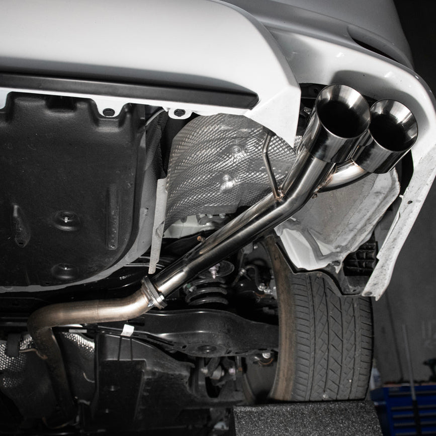 EOS 2018-2024 Toyota Camry SE Muffler Delete Single Exit Axle Back Dual Tips Exhaust - Image 2