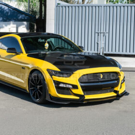 Mustang S650 GTD Style Aluminum Front Hood Vented Cover for Mustang EcoBoost - Image 8