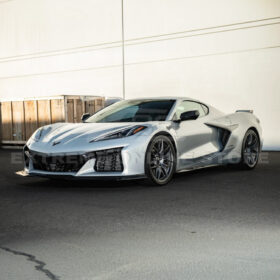 Extreme Online Store Corvette C8 Z06 Aluminum Black Rear Side Intake Mesh Grille Inserts for C8 Corvette - Image 4