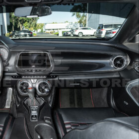 EOS 2016-24 Camaro Dry Carbon Fiber Dashboard Instrument Panel Cover Replacement - Image 4