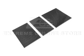 EOS 2024-Up Tesla Model 3, 2025-Up Model Y Carbon Fiber Interior Central Storage Box Cover - image 1