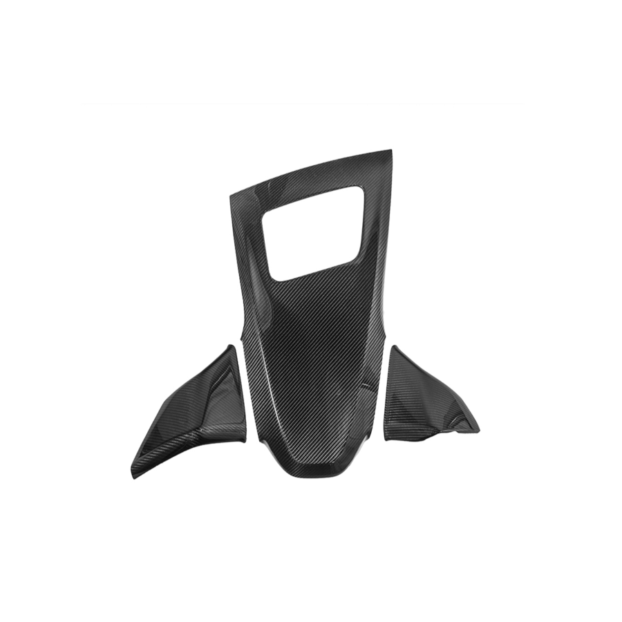 EOS Corvette C8 DRY CARBON FIBER Upper Dash Instrument Panel Cover Kit - Image 2