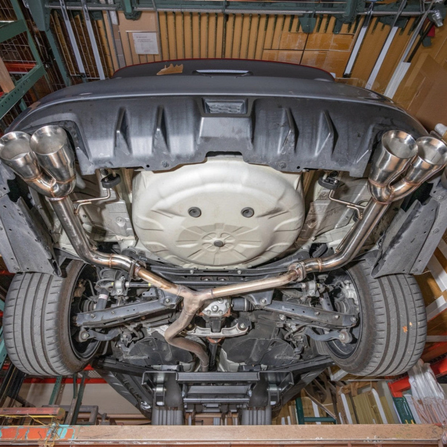 Extreme Online Store EOS Subaru WRX / STi Muffler Delete Axle Back 4 Inch Quad Tips Exhaust