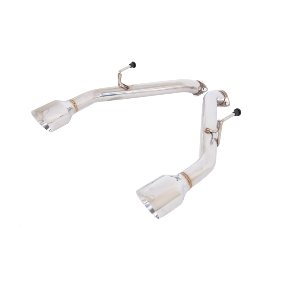 Extreme Online Store EOS Infiniti Q50 Muffler Delete Axle Back 4.5″ Dual Tips Exhaust