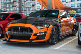 FFP 2020-23 Ford Mustang GT500 DRY Carbon Fiber Front Hood Vent & Rain Tray Cover - Image 3