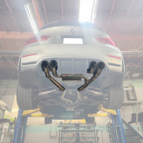 EOS 2015-20 BMW F80 M3 F82 M4 | 2.5″ Piping w/ 3.5 ” Quad Tips Axle Back Exhaust - image 2