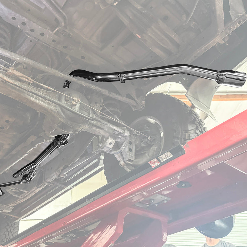 EOS 1998-07 Toyota Land Cruiser LX470 T304 Stainless Steel Cat Back Exhaust Kit - Image 1