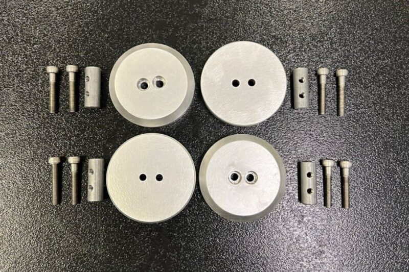 ZL1 Addons Corvette Stealth Anodized Lift Pads for Chevrolet Corvette