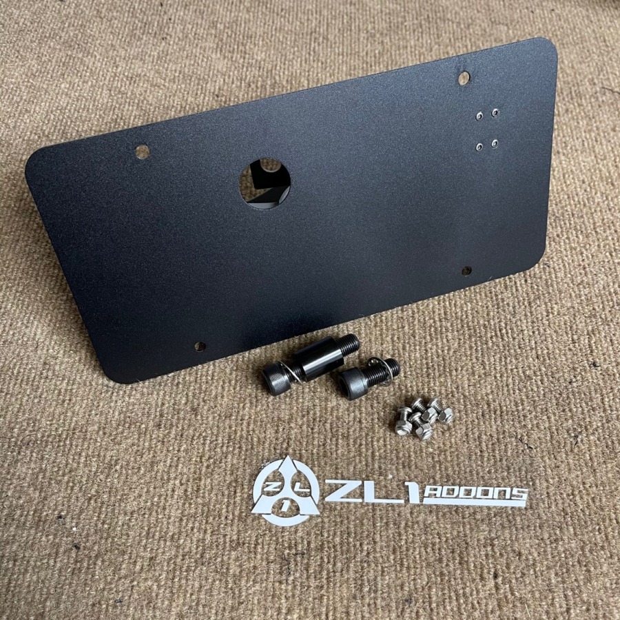 ZL1 Addons Mustang Performance Pack Stealth License Plate Holder for Ford Mustang