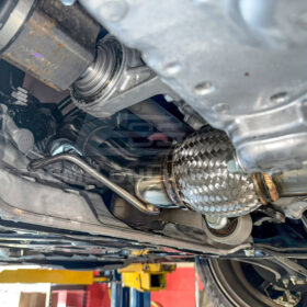EOS 2022-Up Honda Civic 1.5T Catted Downpipe Front Pipe - Image 7