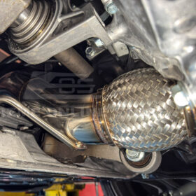 EOS 2022-Up Honda Civic 1.5T Catted Downpipe Front Pipe - Image 5