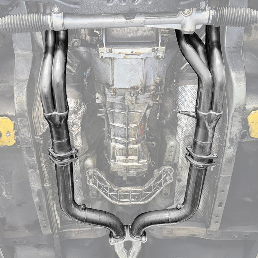 EOS 2004-2006 Pontiac GTO Downpipe & Header Exhaust - Image 1