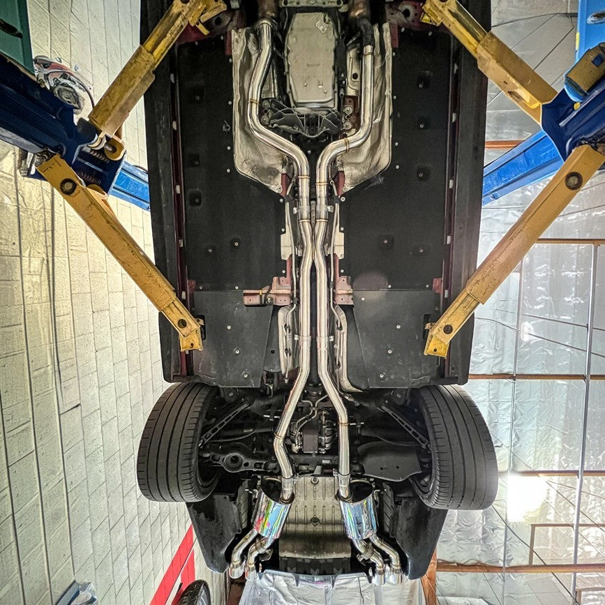 EOS 2016-2019 Cadillac CTS-V Muffler Resonated Cat Back Exhaust - Image 2