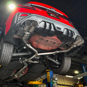 EOS 2022-Up Subaru WRX | 3″ to 2.5″ Piping T304 Stainless Steel Resonated Mid Pipe - image 3