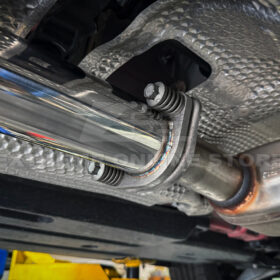 EOS 2022-Up Subaru WRX | 3″ to 2.5″ Piping T304 Stainless Steel Resonated Mid Pipe - image 7