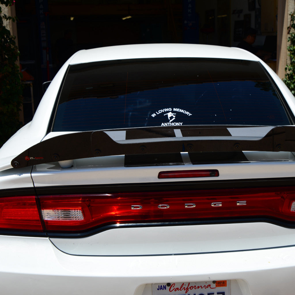 ZL1 Addons Charger Stealth Wicker Bill for Dodge Charger