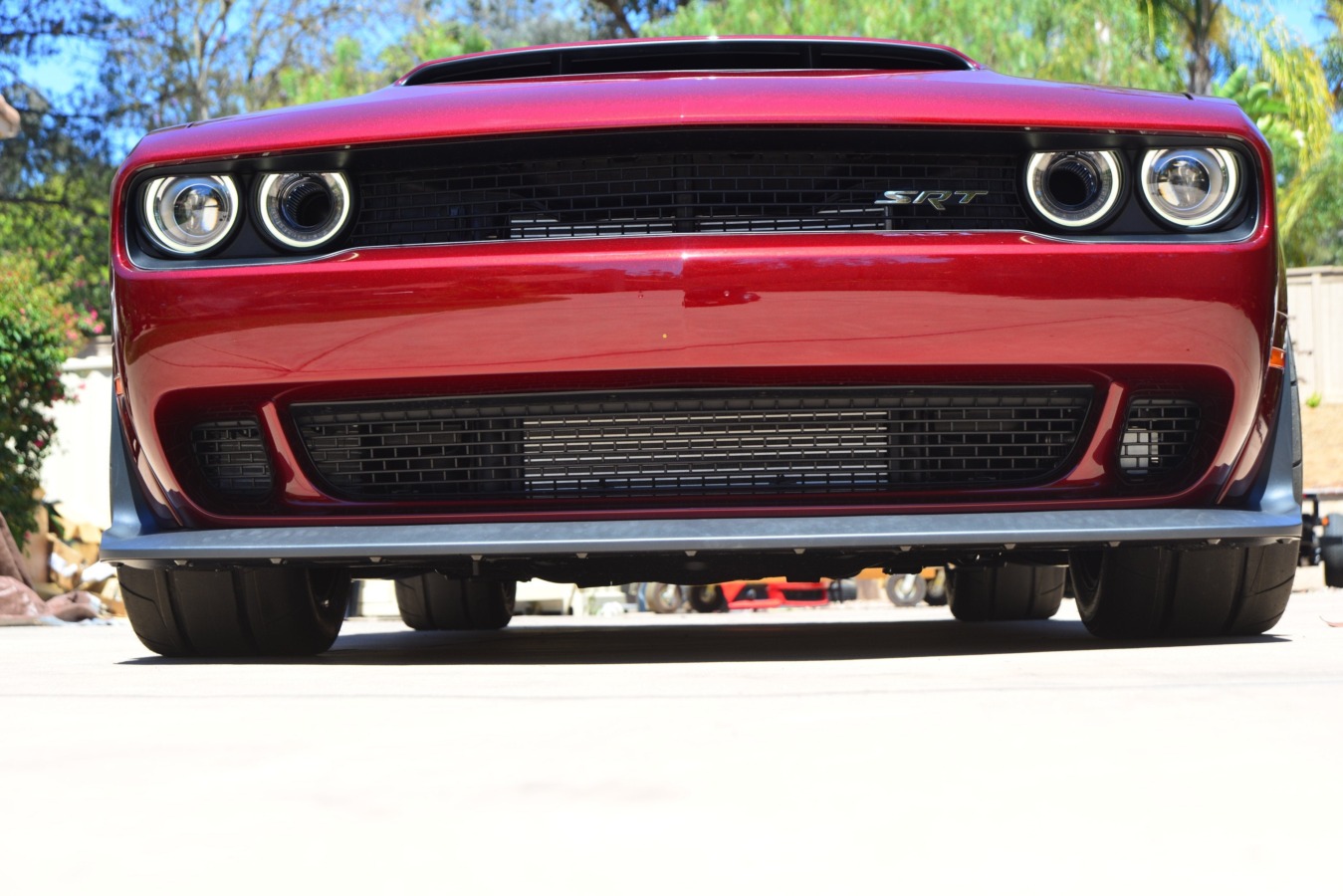 ZL1 Addons Challenger Widebody Splitter Guards for Dodge Challenger - Image 3