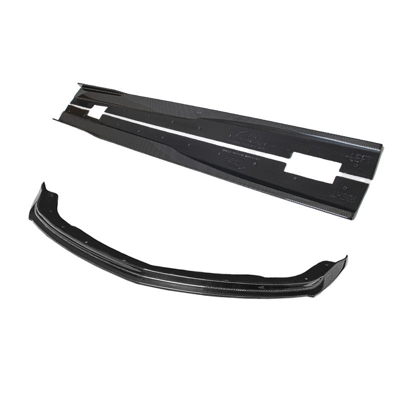 EOS 2008-09 Pontiac G8 Carbon Fiber Front Splitter & Side Skirts - Image 1