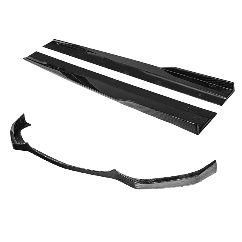 EOS 2013-15 Chevrolet SS Carbon Fiber Front Bumper Lip Splitter & Side Skirts - Image 1