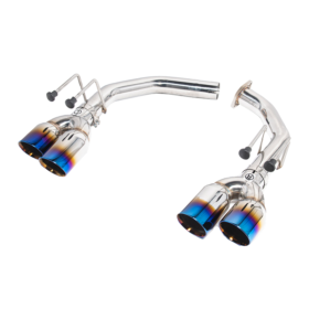 Extreme Online Store Acura TLX Stainless Steel Muffler Delete Quad Tips Axle Back Exhaust - Image 10