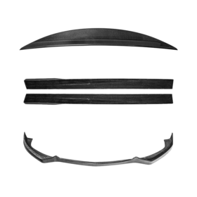 EOS 2013-15 Chevrolet SS Carbon Fiber Front Lip Splitter Side Skirts & Rear Spoiler - Image 1