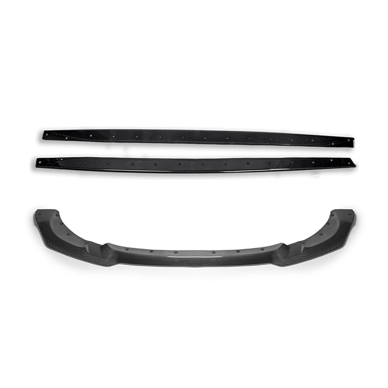 EOS 2014-20 BMW F80 M3/ F82 M4 Carbon Front Splitter & Side Skirts - Image 1