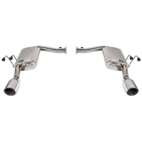 EOS 2016-21 Honda Civic 1.5t Sedan | T-304 Muffler Axle Back 4Inch Dual Tips Exhaust - image 1