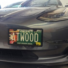 ZL1 Addons 2017-2024 Tesla Model 3 License Plate Holder - image 1