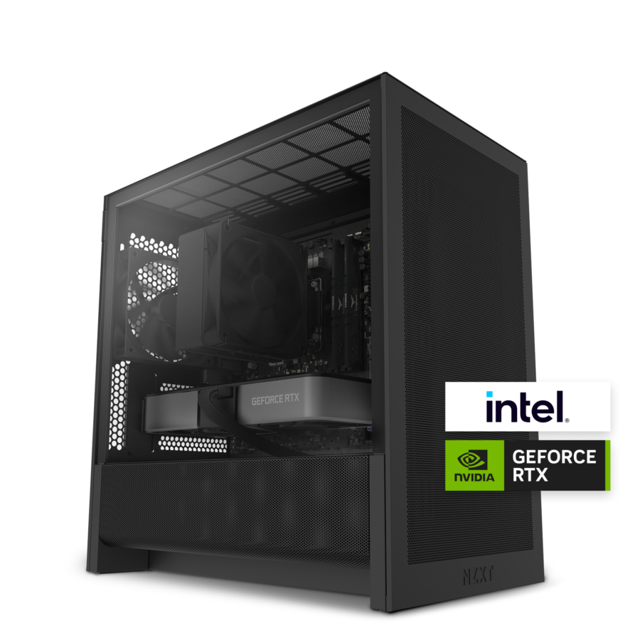 NZXT Player One Gaming PC in Black - Hero View