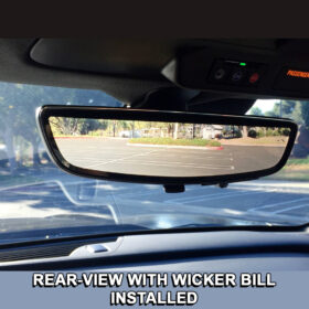 ZL1 Addons 2019-2024 Chevrolet Camaro SS with Rear View Camera Wicker Bill - image 6